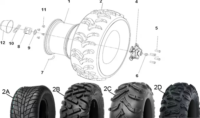 ROUES AVANT