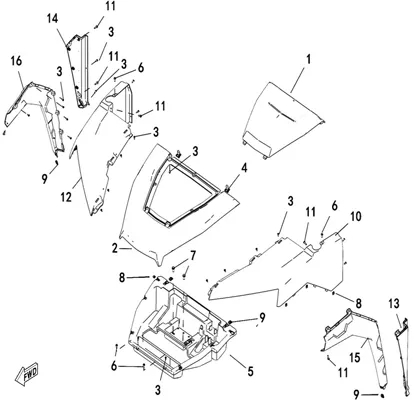 CARROSSERIE AVANT