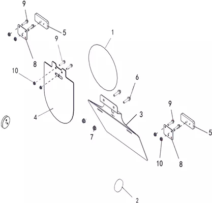 SUPPORTS PLAQUE IMMATRICULATION