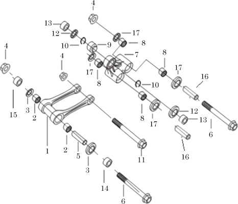 BIELLETTE DE SUSPENSION