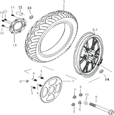 ROUE ARRIERE