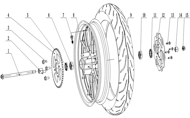 ROUE ARRIERE