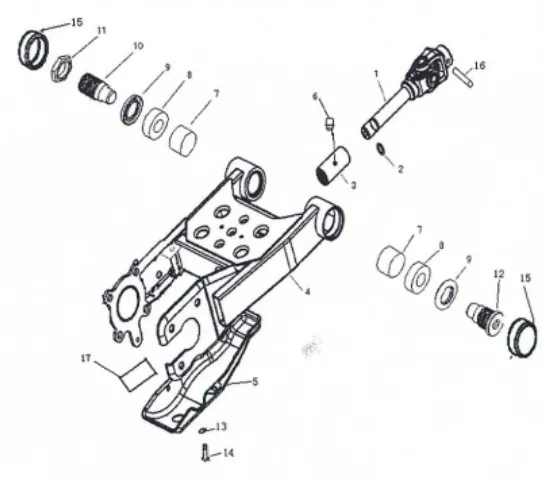 BRAS OSCILLANT