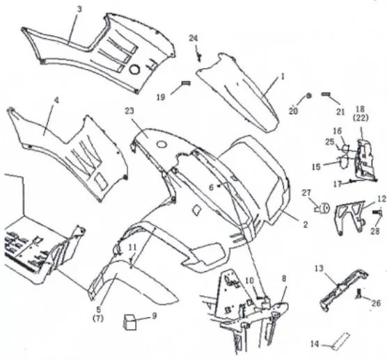 CARROSSERIE AVANT