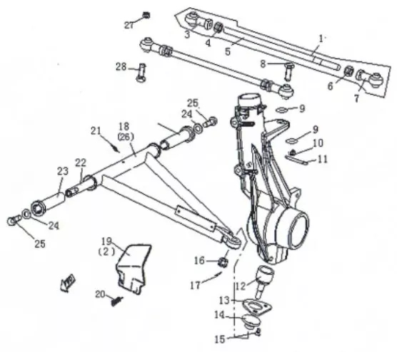 SUSPENSION AVANT