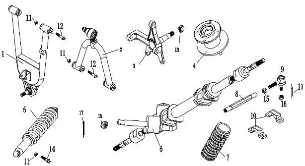 SUSPENSION AVANT - DIRECTION