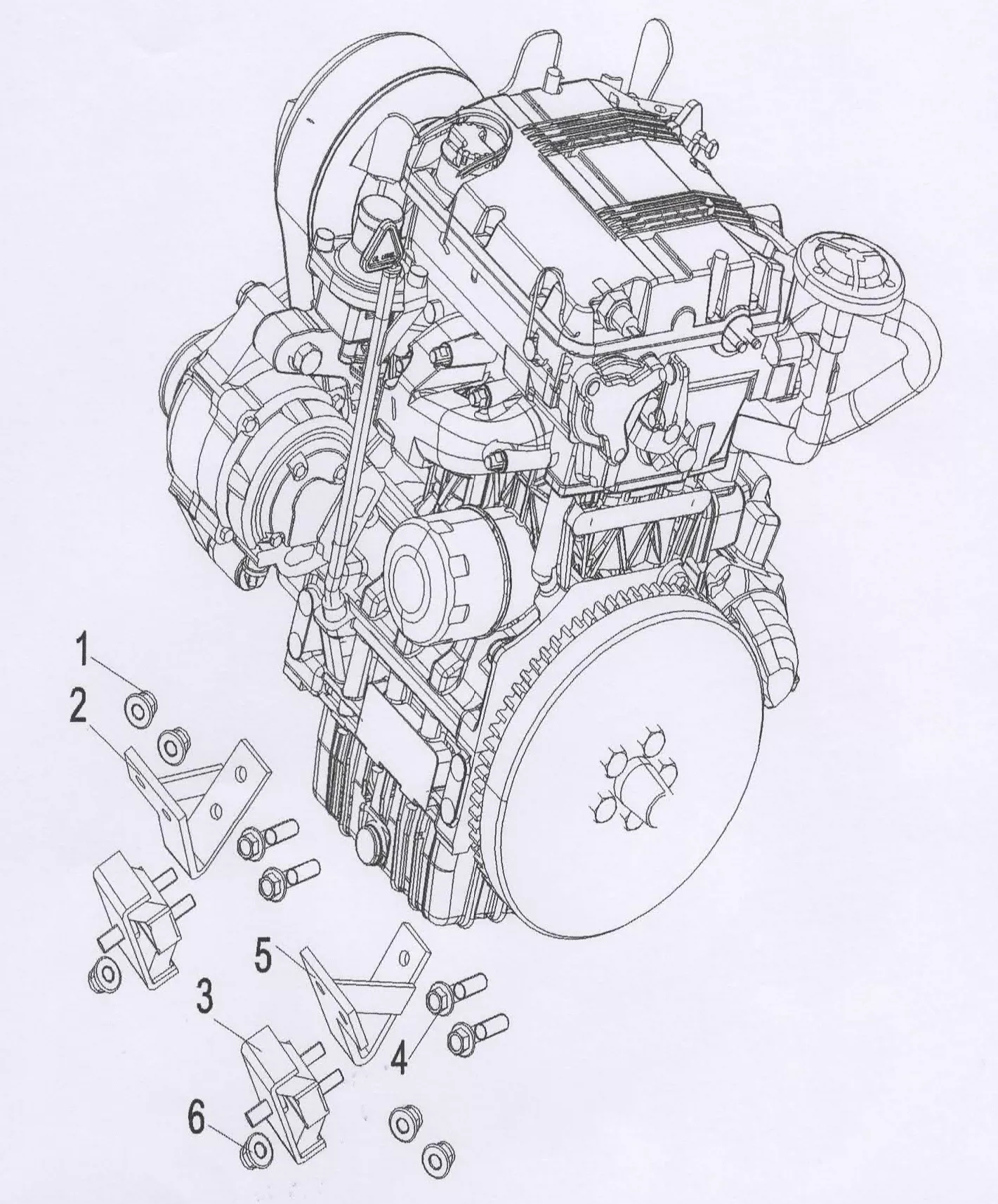 SUPPORT MOTEUR