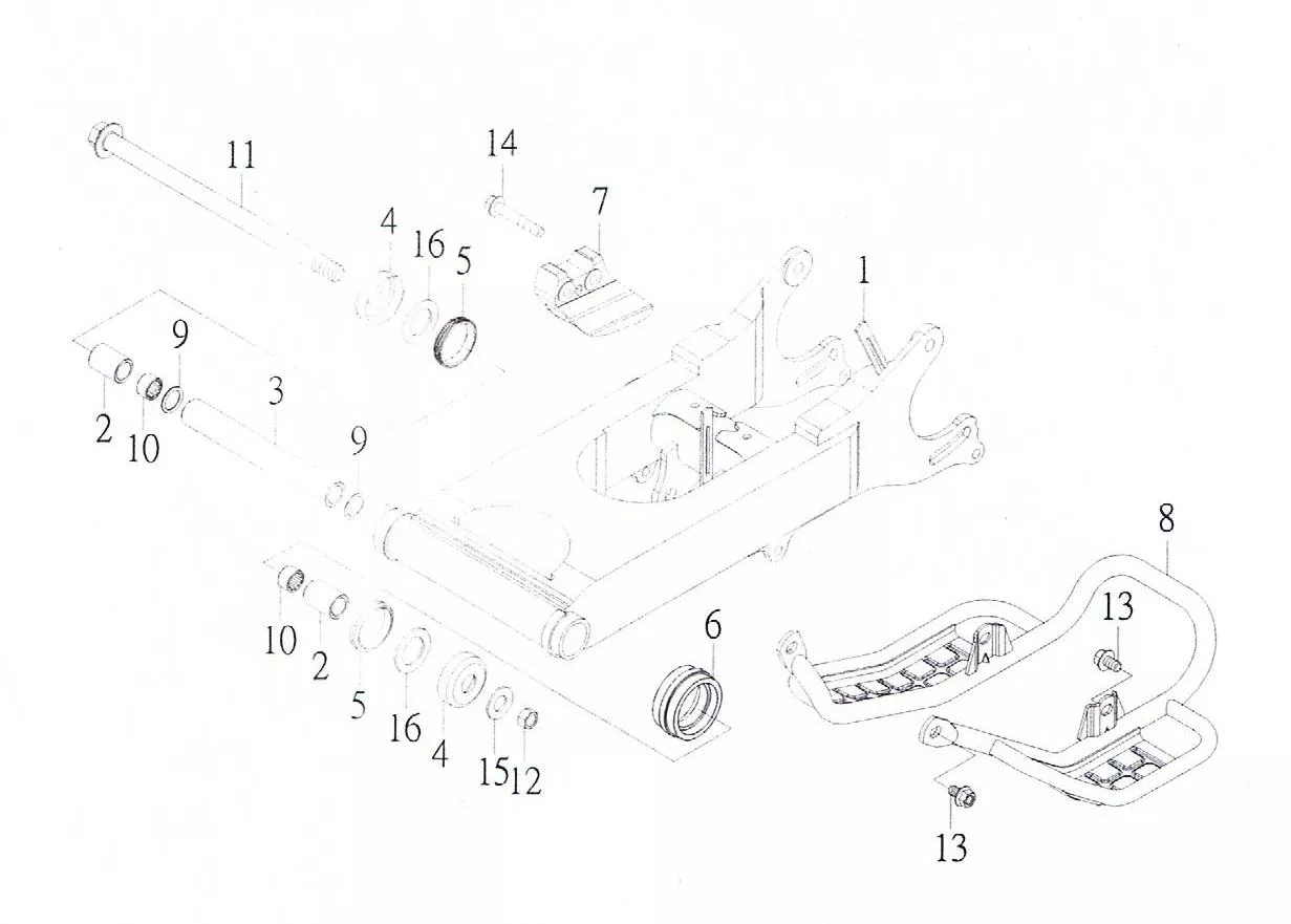 BRAS OSCILLANT