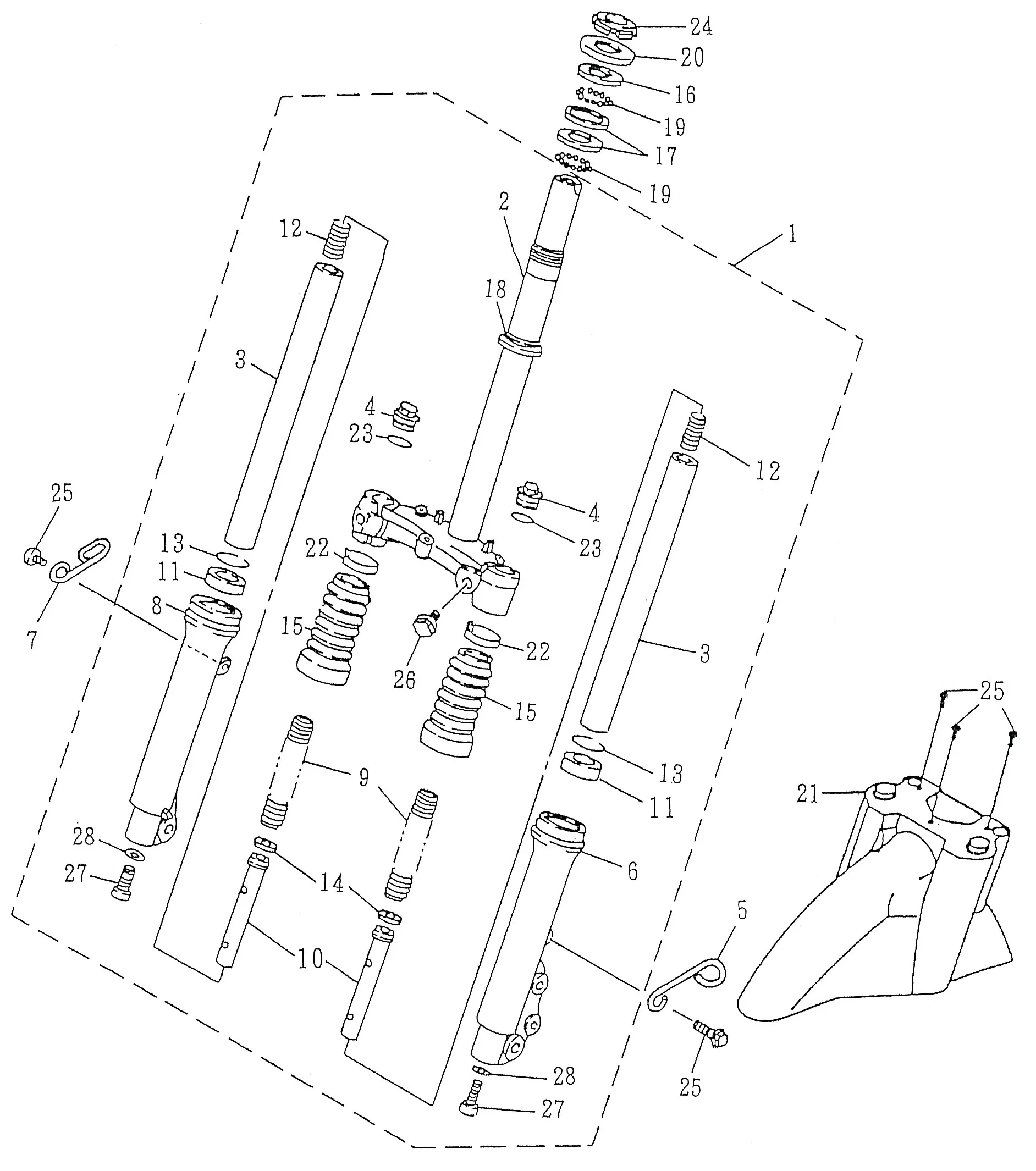 FOURCHE ET GARDE BOUE