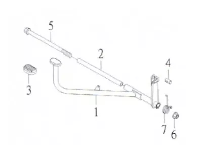 PEDALE DE FREIN  FREIN A TAMBOUR 