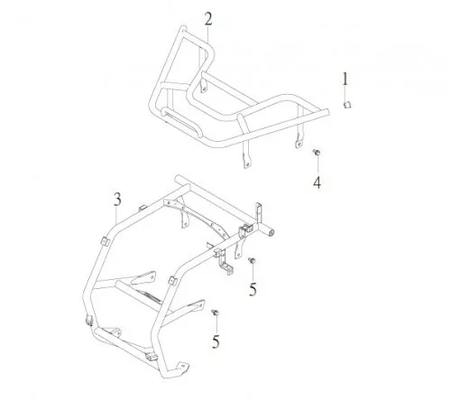 PORTE BAGAGE AVANT - BUMPER