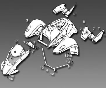 CARROSSERIE AVANT