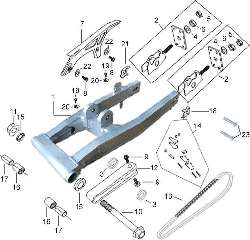 BRAS OSCILLANT