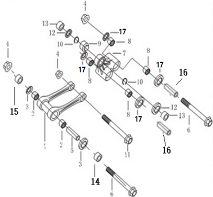 BIELLETTE DE SUSPENSION