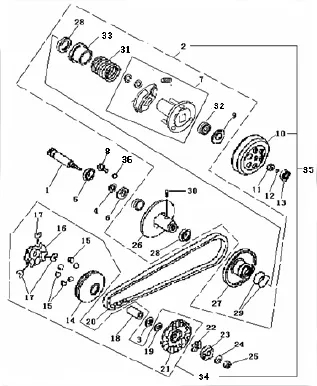 EMBRAYAGE VARIATEUR