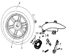 ROUE ARRIERE