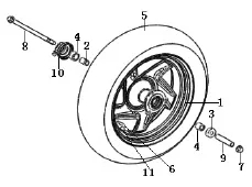 ROUE AVANT