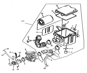 CARBURATEUR-FILTRE A AIR