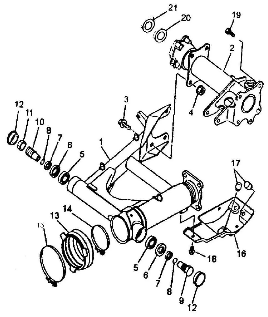 BRAS OSCILLANT