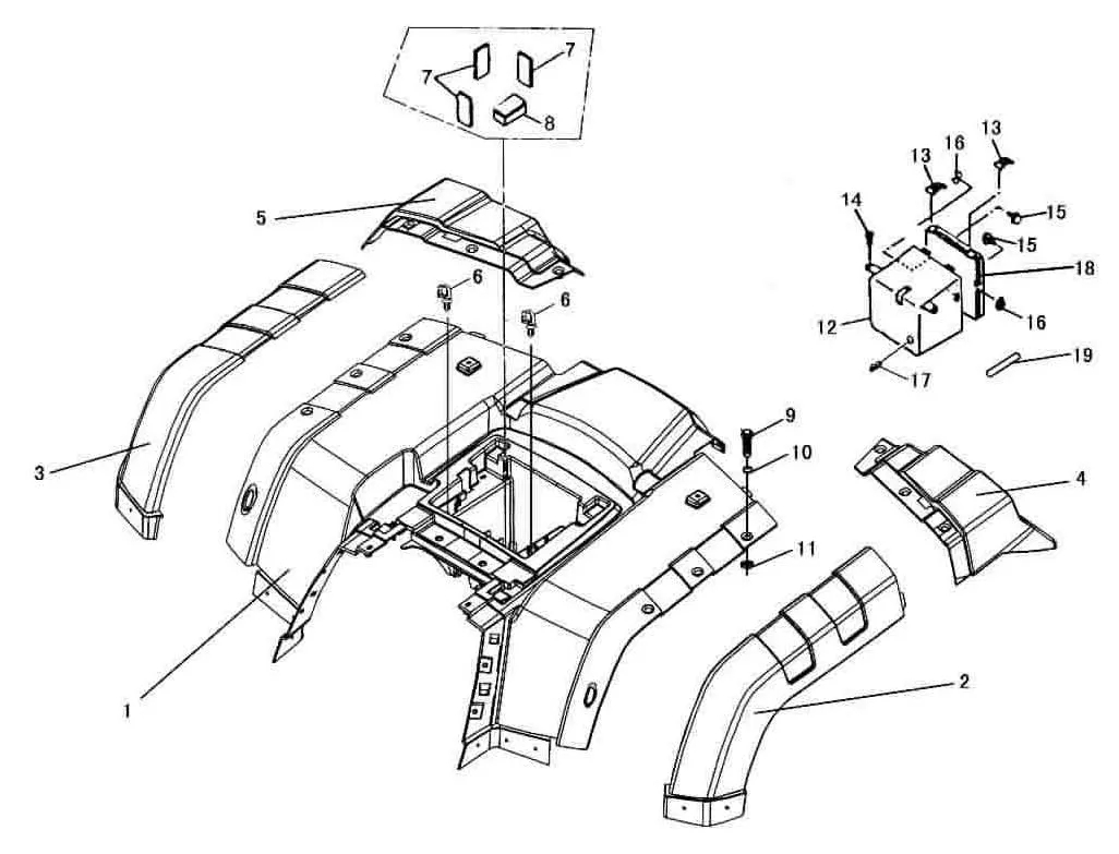 CARROSSERIE ARRIERE - OUTILS