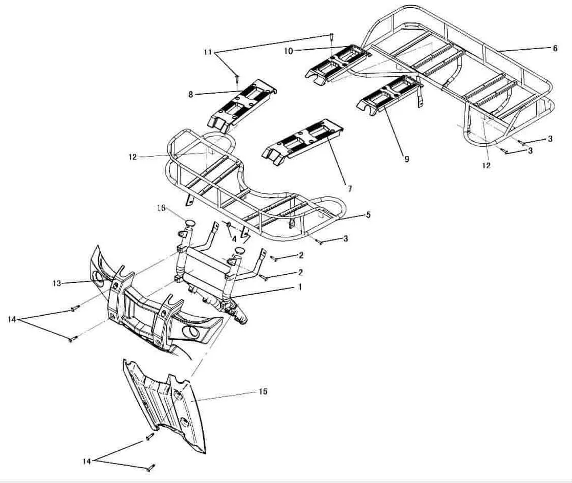 PORTE PAQUET - BUMPER