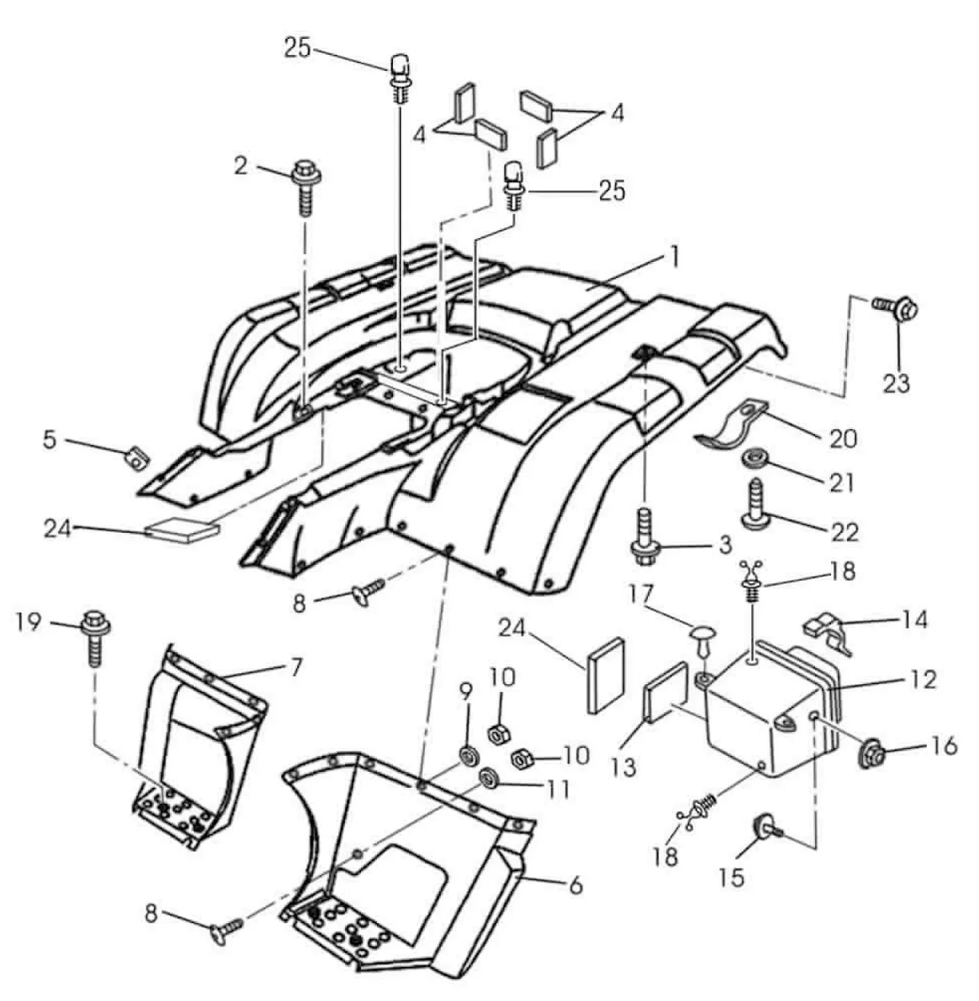 CARROSSERIE ARRIERE