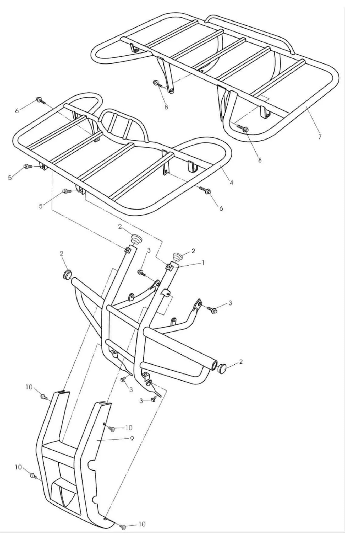 PORTE PAQUET - BUMPER