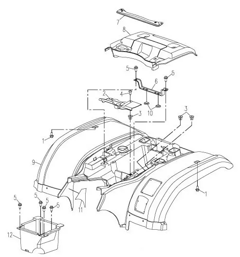CARROSSERIE ARRIERE