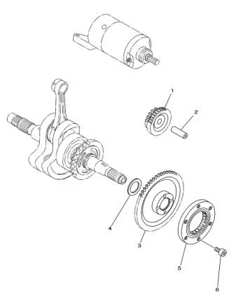 ROUE LIBRE DE DEMARREUR
