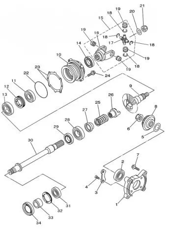 TRANSMISSION ARRIERE