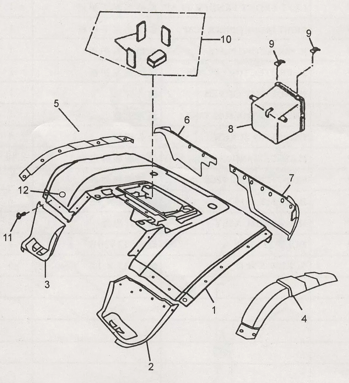 CARROSSERIE ARRIERE