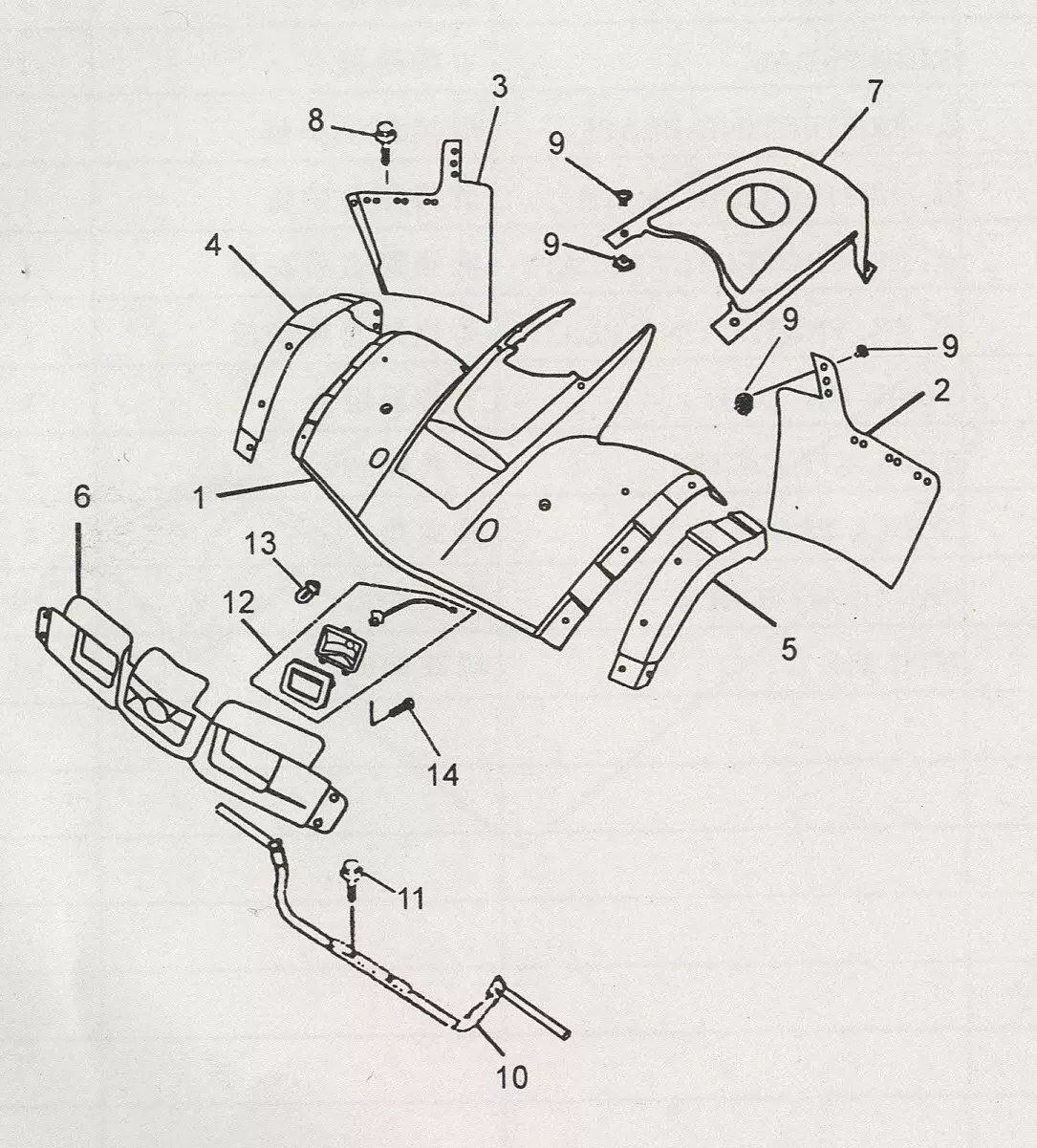 CARROSSERIE AVANT