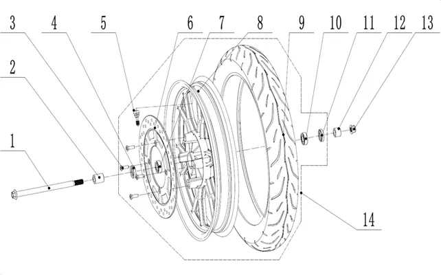ROUE AVANT