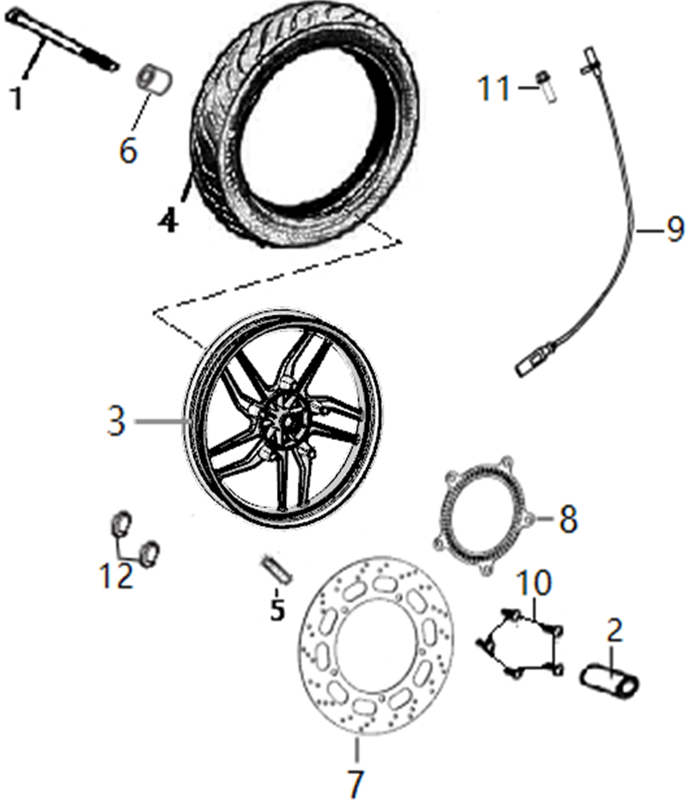 ROUE AVANT