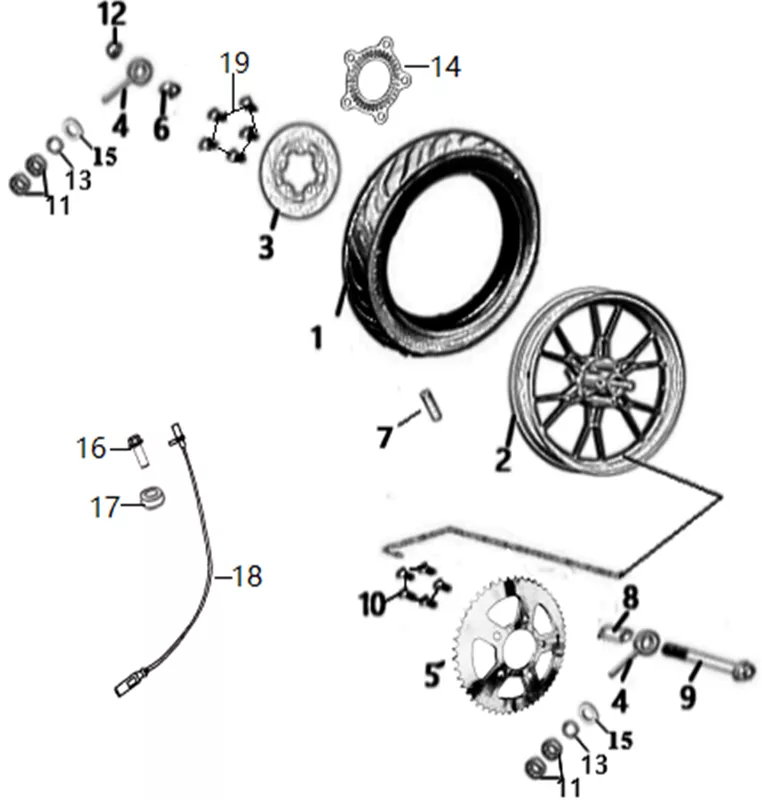 ROUE ARRIERE