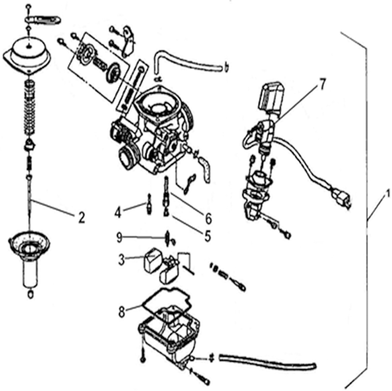 CARBURATEUR MODELE 2019 ET AVANT