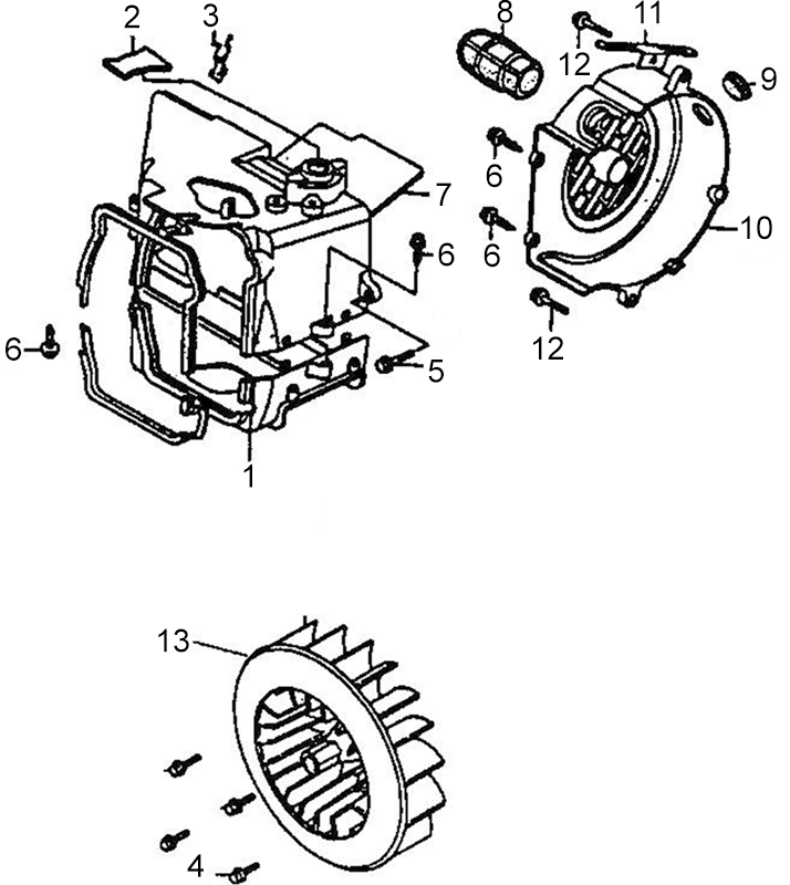ENSEMBLE VENTILATEUR MODELE 2019 ET AVANT