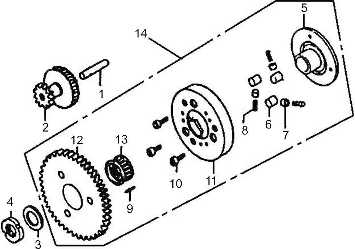 ROUE LIBRE DE DEMARRAGE MODELE 2019 ET AVANT