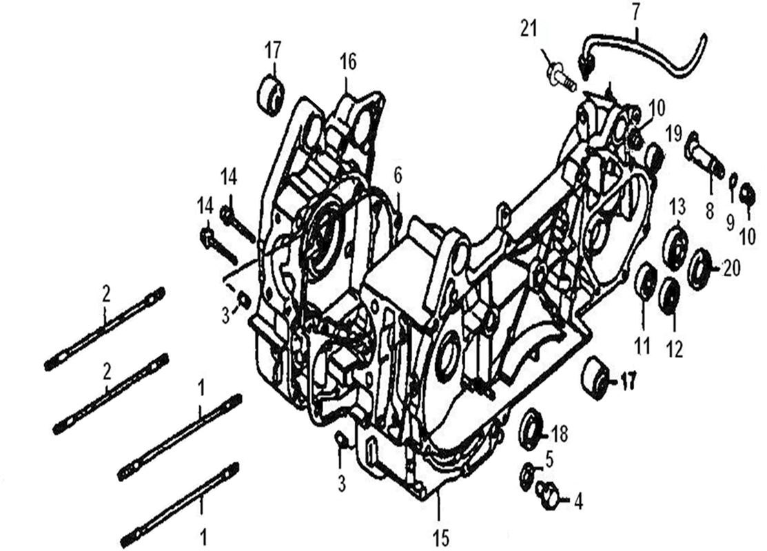 ENSEMBLE CARTER MOTEUR MODELE A PARTIR DE 2020