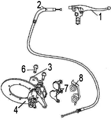 SYSTEME DE FREINAGE DU FREIN DE PARC A CABLE