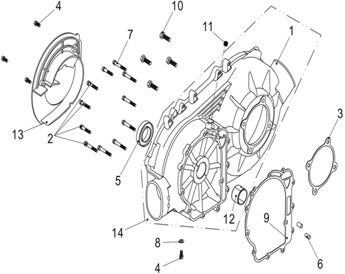 CARTER VARIATEUR