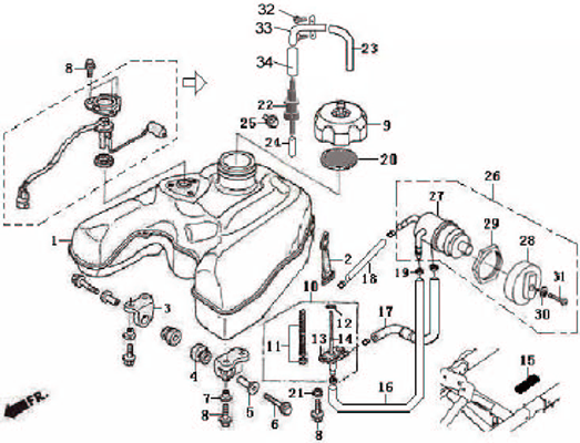 RESERVOIR CARBURANT