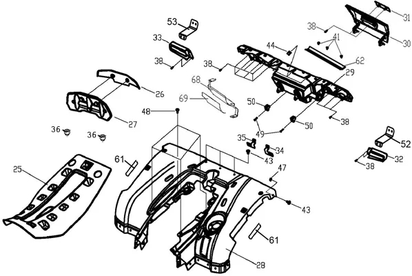 CARROSSERIE ARRIERE
