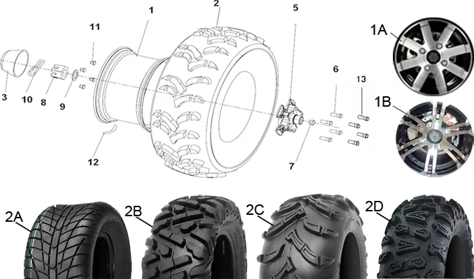 ROUES ARRIERE
