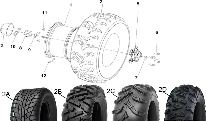 ROUES ARRIERE