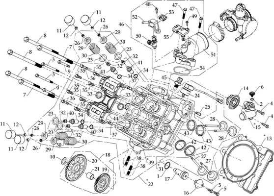 CULASSE  MODELE A INJECTION