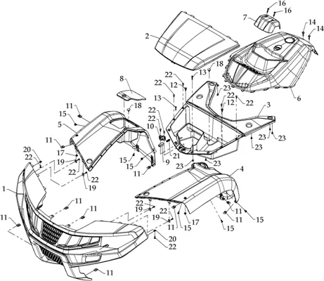 CARROSSERIE AVANT