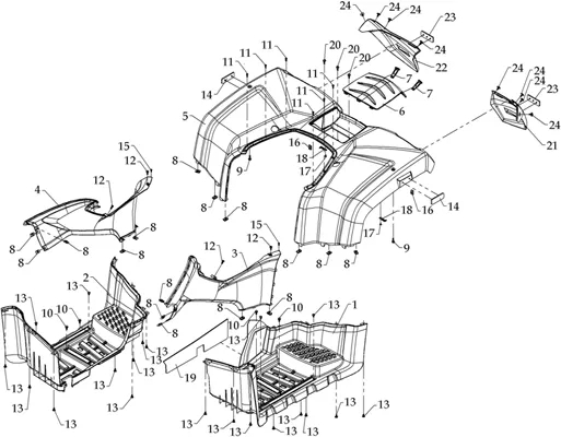 CARROSSERIE ARRIERE
