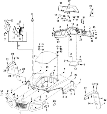 CARROSSERIE AVANT   DECORATION