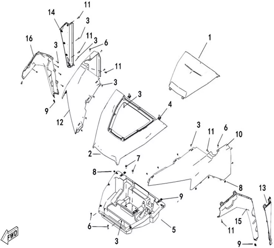 CARROSSERIE AVANT
